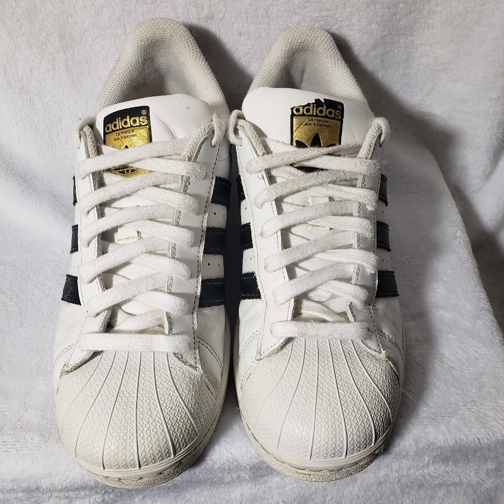 Adidas Superstar OG Women's size 9 White with Black Stripes ART C77153